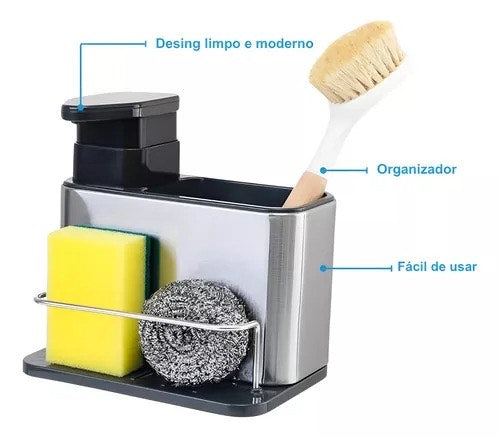 DISPENSER PARA DETERGENTE PARA PIA DE COZINHA