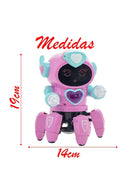 Robô Lady com Face Digital: Diversão Interativa e Aprendizado!