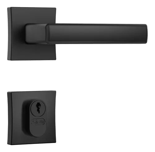 FECHADURA CLASSIC 3400 ROSETA QUADRADA BLACK EXTERNA