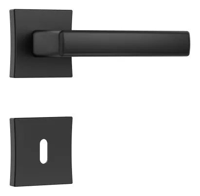 FECHADURA CLASSIC 3400 ROSETA QUADRADA BLACK INTERNA