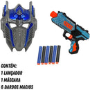 Lança Dardo com 6 Dardos e Máscara: Diversão e Aventura em Cada Lançamento!